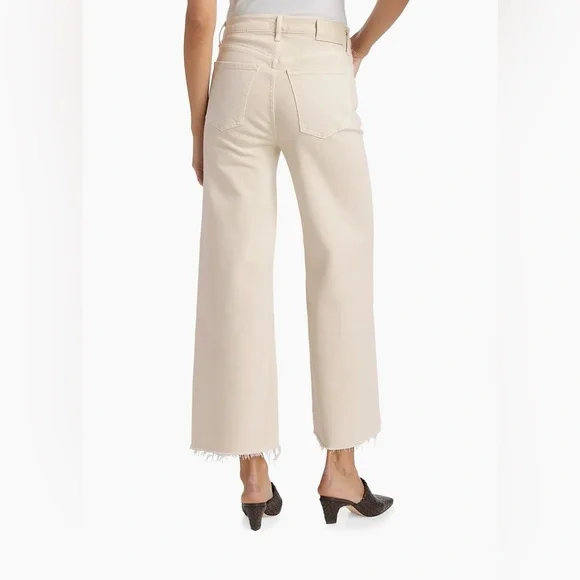 Citizens Of Humanity Lyra Wide Leg Crop Almondette - Picture 3 of 4